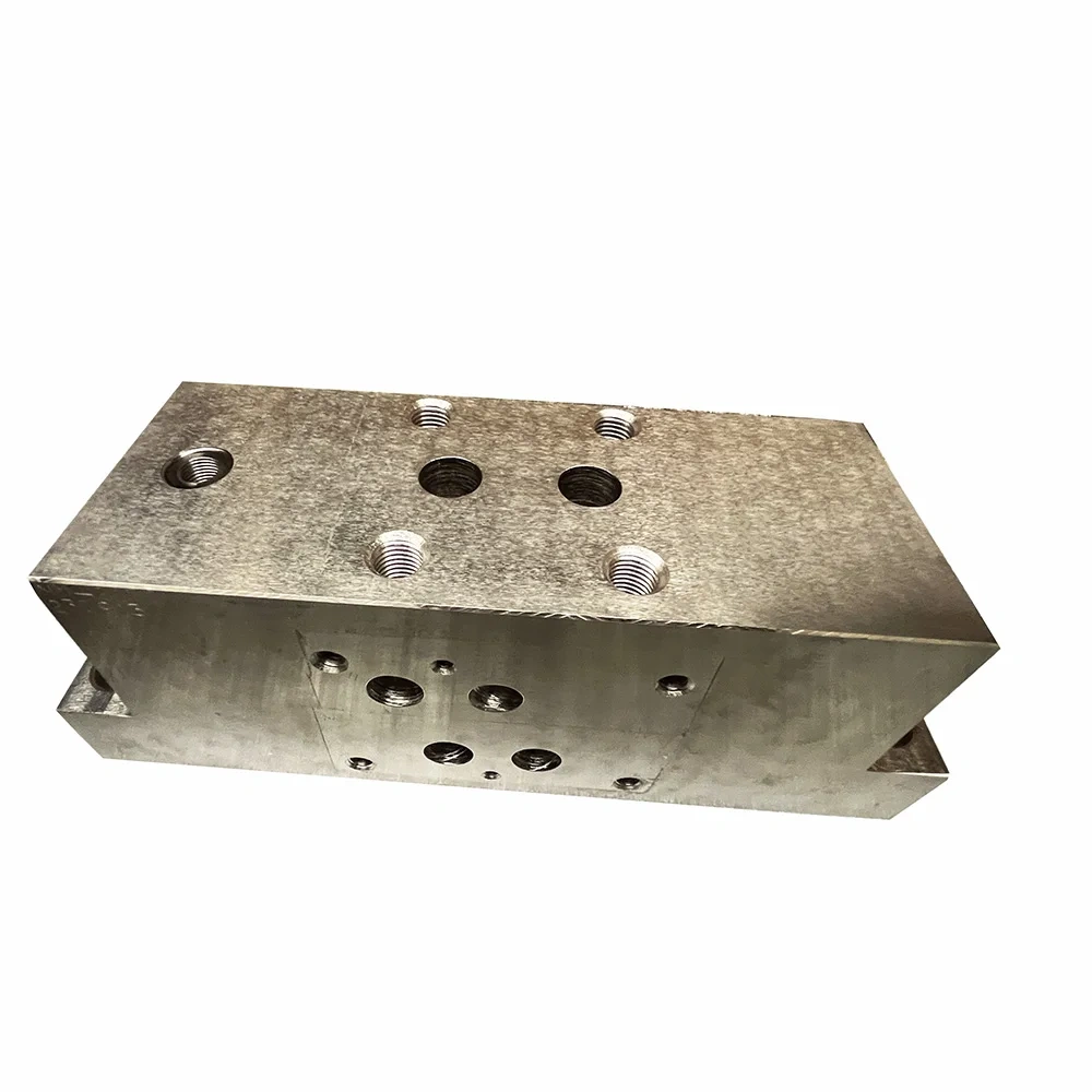 013403-1 Waterjet Intensifier Pump Hydraulic Manifold Size Mount W/ Relief Valve WaterJet Cutting Hydraulic Shift Valve Manifold
