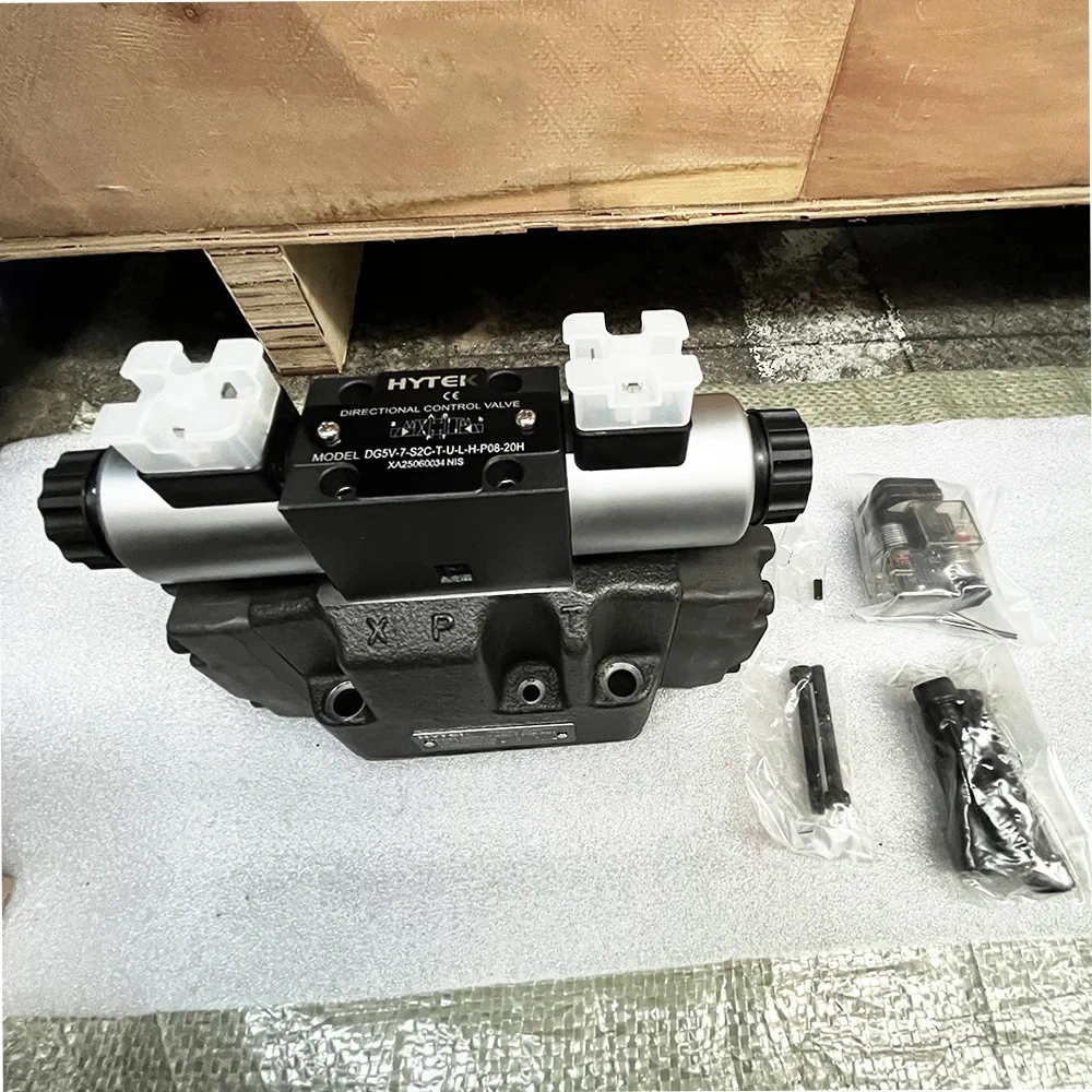 301018-2 Waterjet Cutting Intensifier 24-volt Electrical Shift Pilot Water Jet Electronic Pilot Shift And Main Valve Assembly