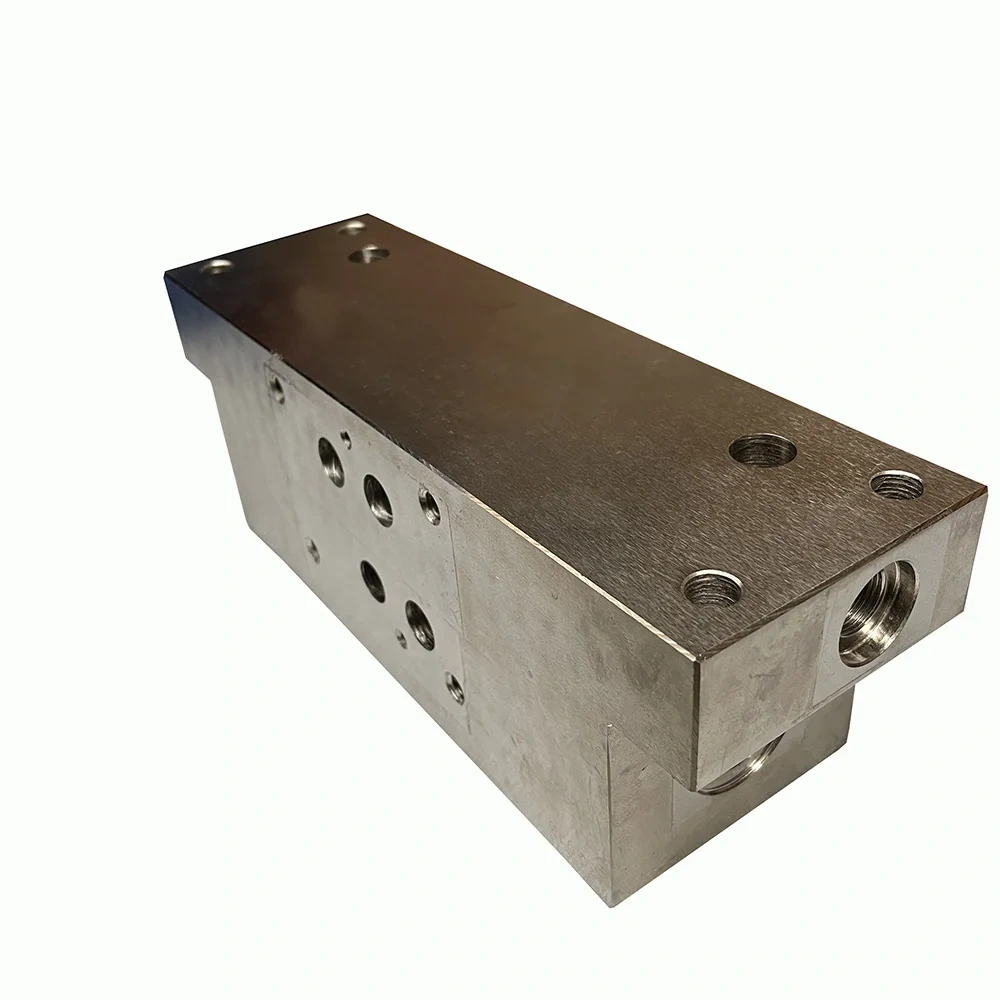 013403-1 Waterjet Intensifier Pump Hydraulic Manifold Size Mount W/ Relief Valve WaterJet Cutting Hydraulic Shift Valve Manifold