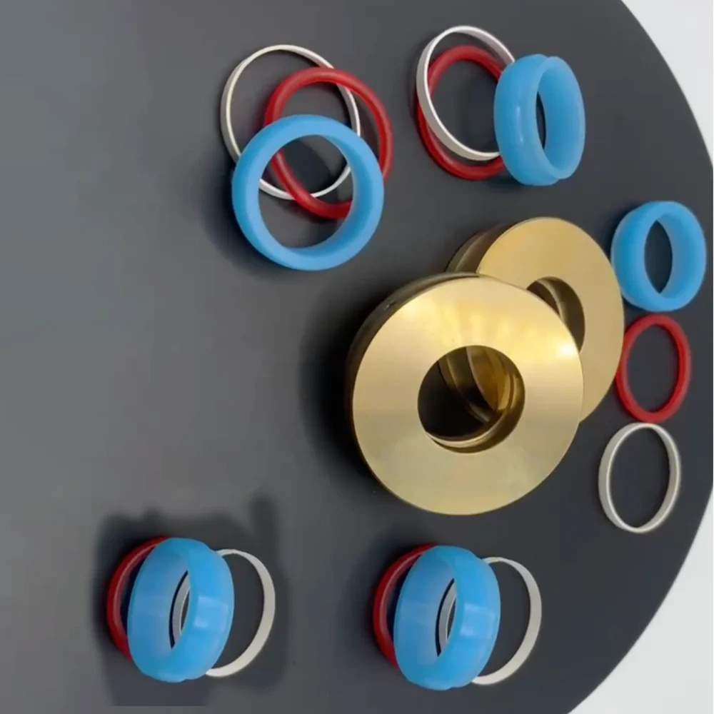 Seal Hoop 100054-1 Waterjet Intensifier HP Seal Kit 302004-1 For H2O 60k Ultra High Pressure O-Ring UHP Dark Red 400042-119-80