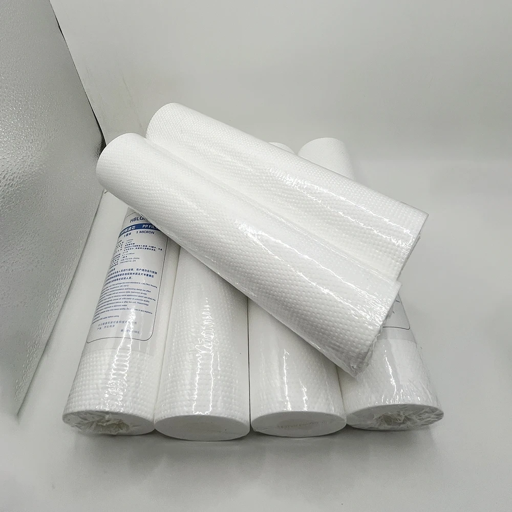 PP Cotton Filter Water Pre-filter 10 Inch 1 Micron Sediment Water Filter Cartridge System Reverse Osmosis Replacements 5Micron