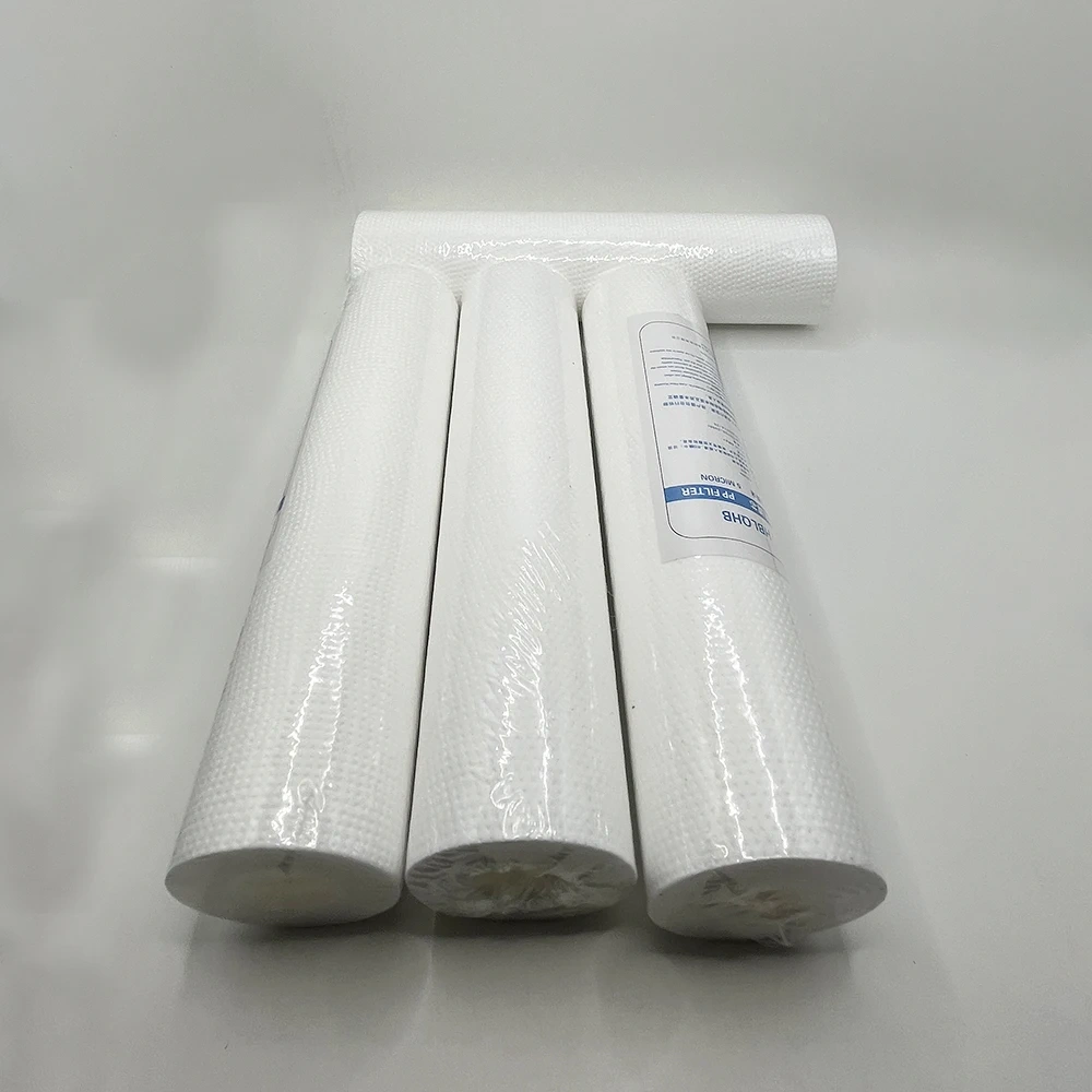 PP Cotton Filter Water Pre-filter 10 Inch 1 Micron Sediment Water Filter Cartridge System Reverse Osmosis Replacements 5Micron
