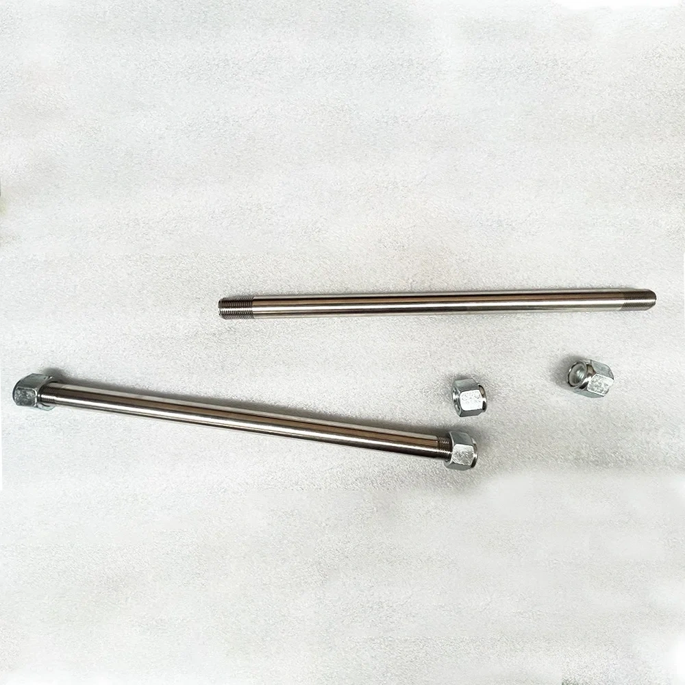 Waterjet Cutter Head LP Cylinder Tie Rod 60K Water Jet Cutting Intensifier Assembly Rod, Tie With Nut 20458191 B-1000-2 100017-1