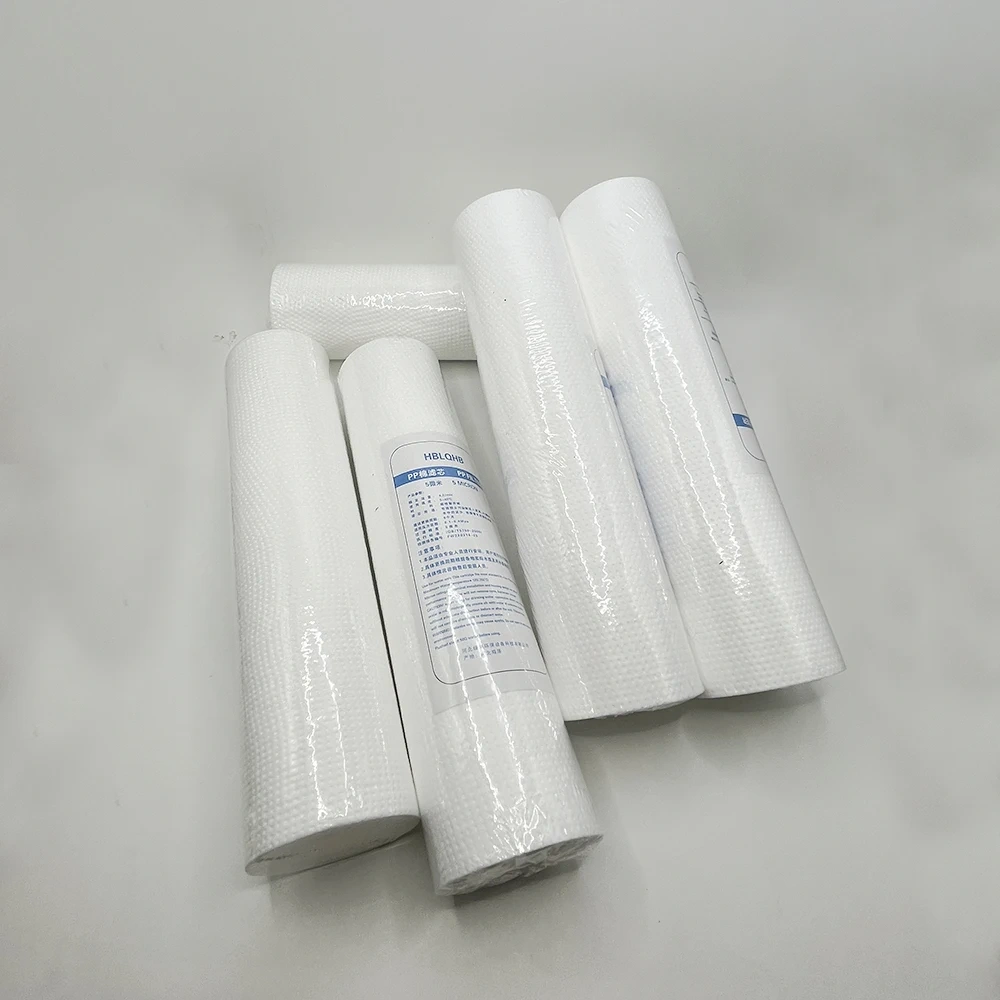 PP Cotton Filter Water Pre-filter 10 Inch 1 Micron Sediment Water Filter Cartridge System Reverse Osmosis Replacements 5Micron