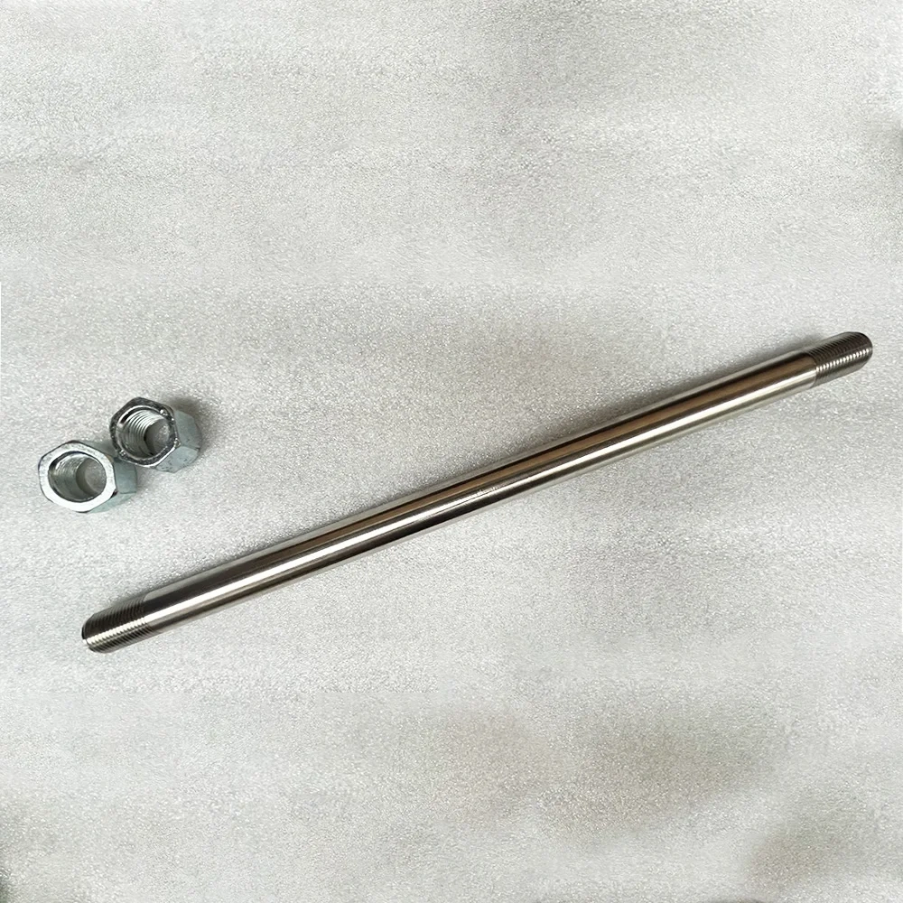 Waterjet Cutter Head LP Cylinder Tie Rod 60K Water Jet Cutting Intensifier Assembly Rod, Tie With Nut 20458191 B-1000-2 100017-1