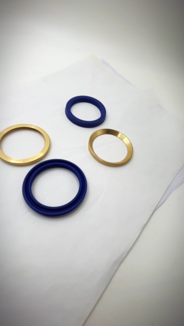 Waterjet Cutting For Sunrise Accumulator HP Seal Assembly XS Water Jet Cutter Accumulator Bronze Backup Ring Sealing 40x50x6mm