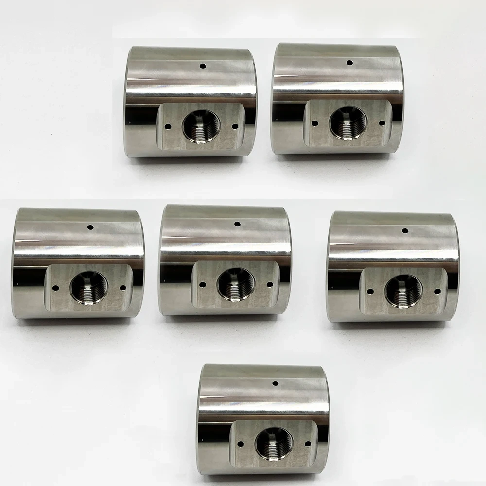 Water Jet Cutting Head 3 Port Round Pneumatic Valve Body 20427648 Waterjet Cutter 3-port Dump Valve Body WK000188 VL20427648