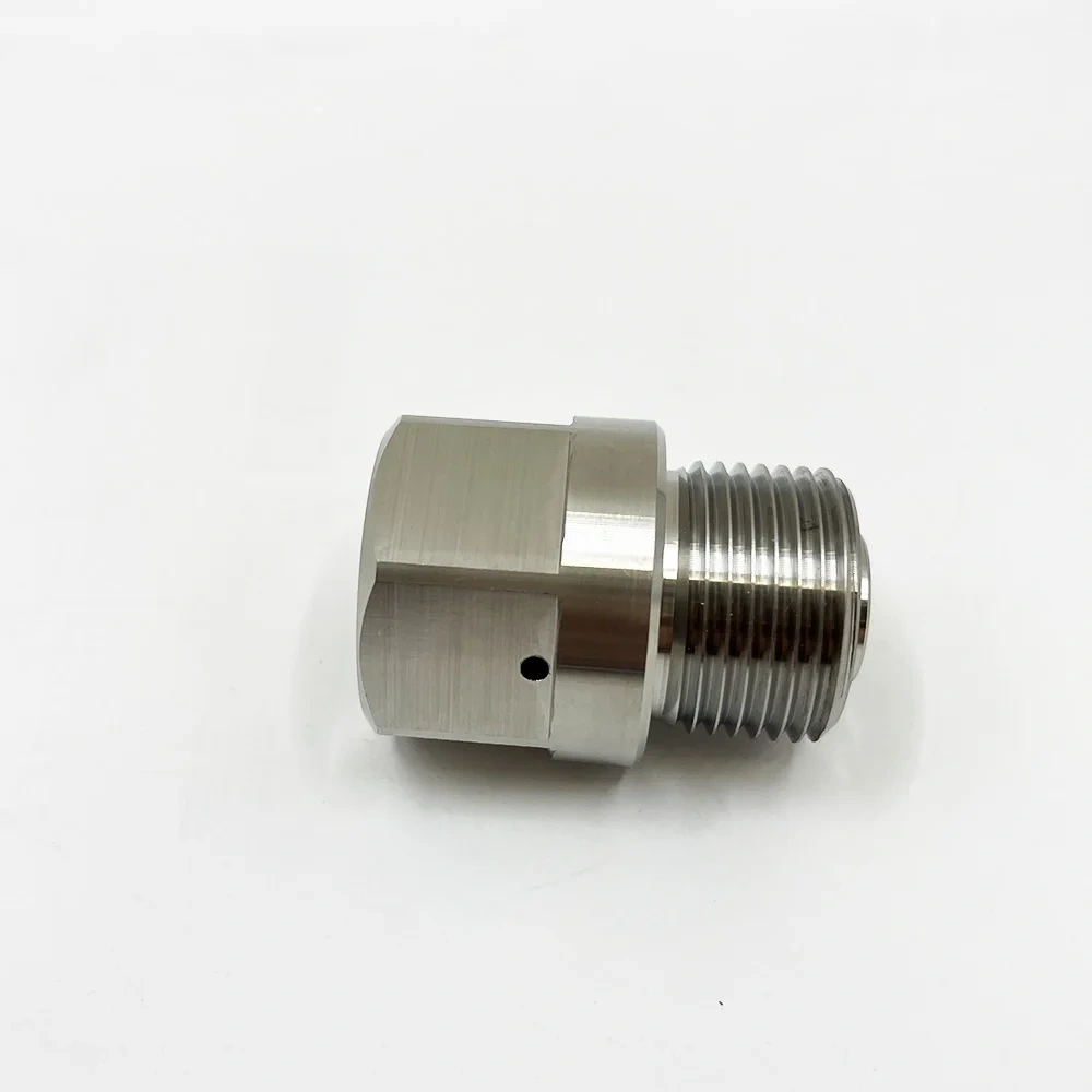 China For BOAO Water Jet Spare Part 55k&59k Check Valve Body Waterjet Cutting Head Intensify Parts 5axis Check Valve Outlet Body