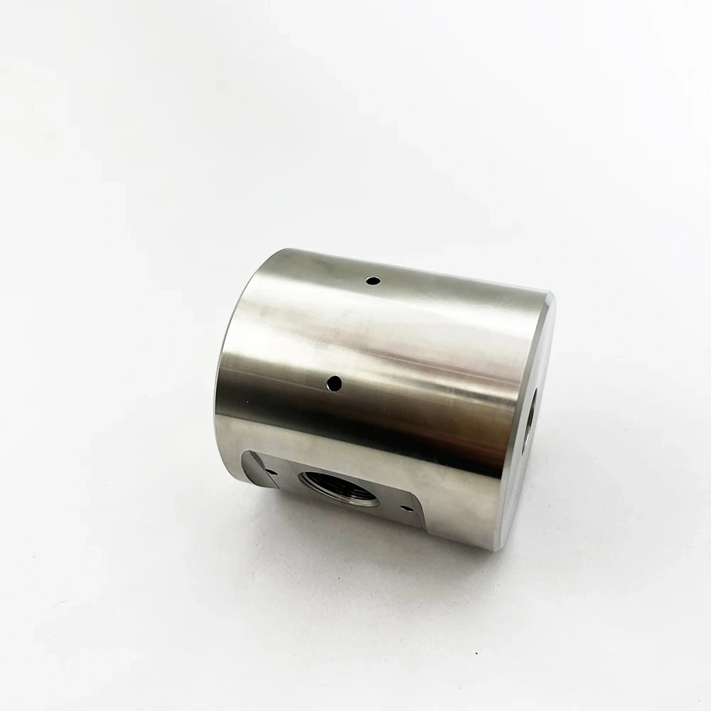 Water Jet Cutting Head 3 Port Round Pneumatic Valve Body 20427648 Waterjet Cutter 3-port Dump Valve Body WK000188 VL20427648