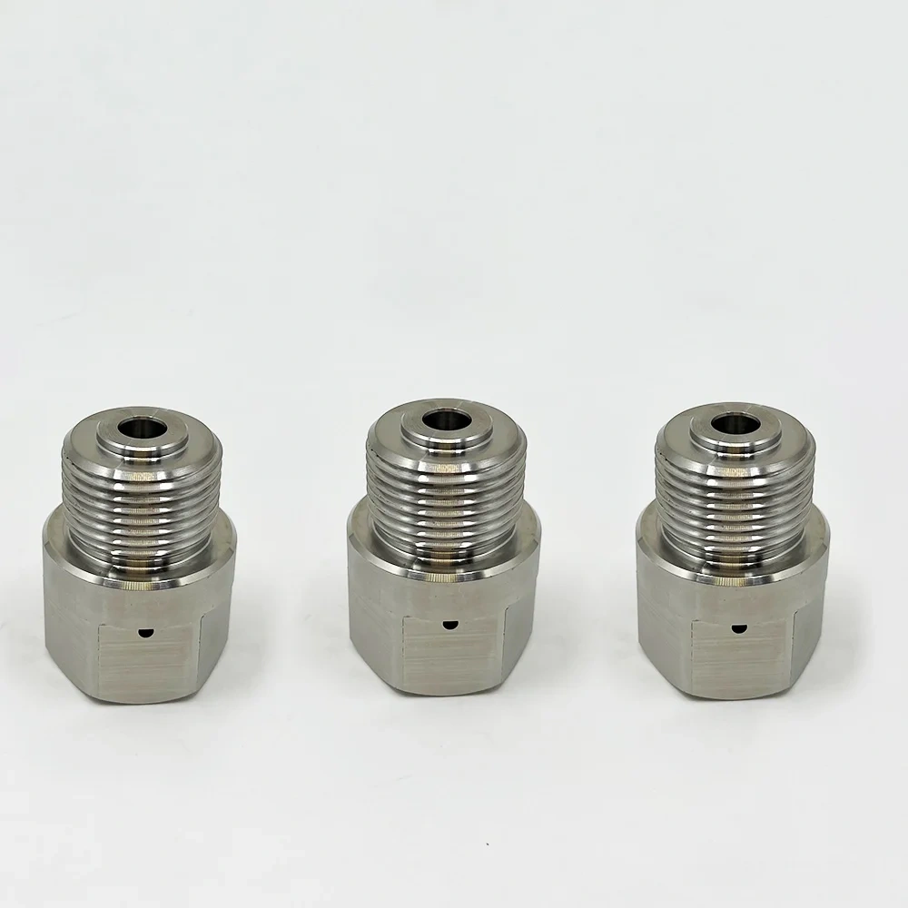 China For BOAO Water Jet Spare Part 55k&59k Check Valve Body Waterjet Cutting Head Intensify Parts 5axis Check Valve Outlet Body