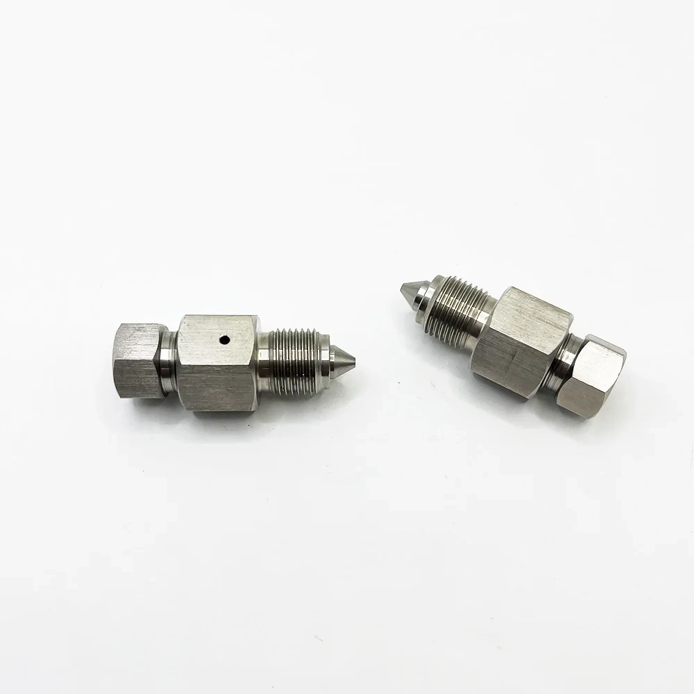 1/4-1/4 For China Waterjet Cutter Head Machine High Pressure Adapter Water Jet Cutting On/Off Valve Adapter Assembly 1/4''x1/4''