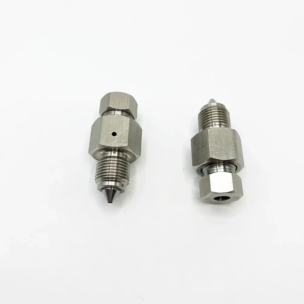 1/4-1/4 For China Waterjet Cutter Head Machine High Pressure Adapter Water Jet Cutting On/Off Valve Adapter Assembly 1/4''x1/4''