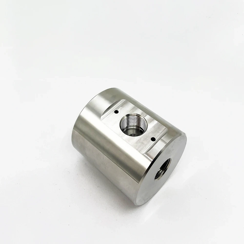 Water Jet Cutting Head 3 Port Round Pneumatic Valve Body 20427648 Waterjet Cutter 3-port Dump Valve Body WK000188 VL20427648