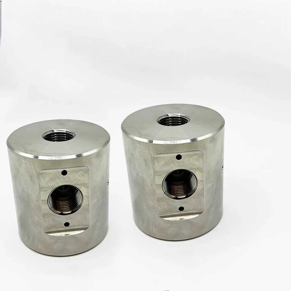 Water Jet Cutting Head 3 Port Round Pneumatic Valve Body 20427648 Waterjet Cutter 3-port Dump Valve Body WK000188 VL20427648