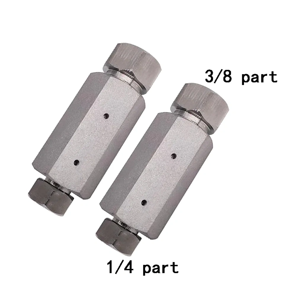 Waterjet Cutter Head 1/4 To 3/8 Adapter Reducer Coupling Assy CNC Water Jet 1/4''-3/8'' HP Straight Coupling 400008-9 400008-6