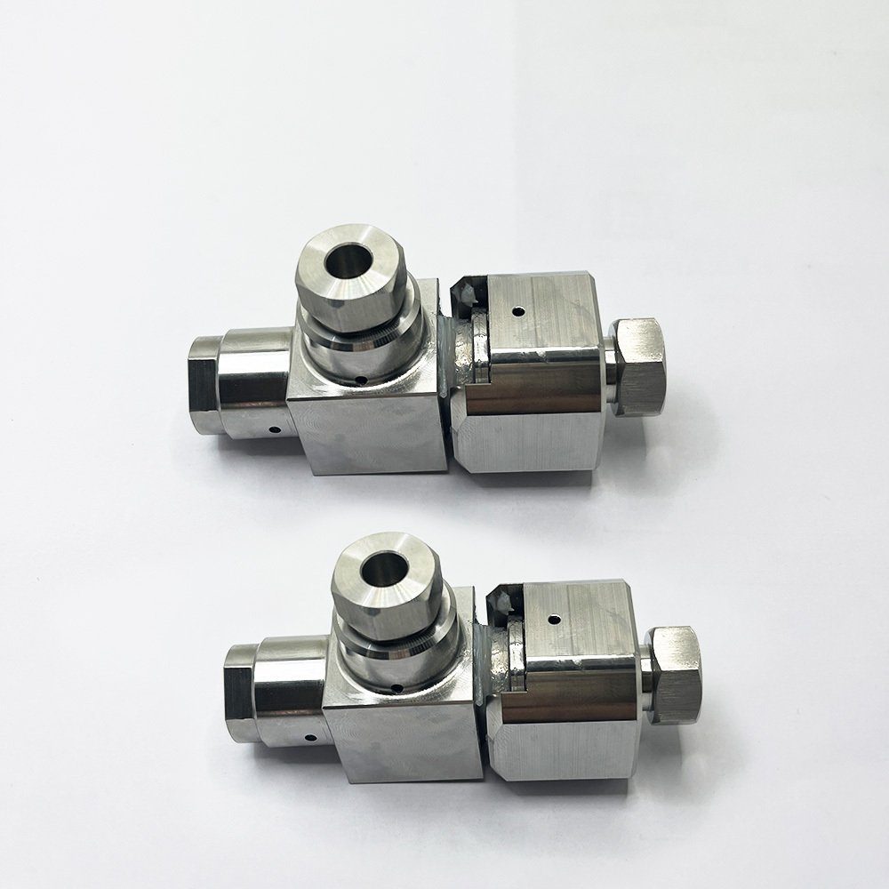 Waterjet Cutter Head 55K 1/4" 5-Axis AC Axis H.P Swivel Assembly Water Jet Cutting Parts 1/4 90 Degree Rotary Joint 60K C-5155-1