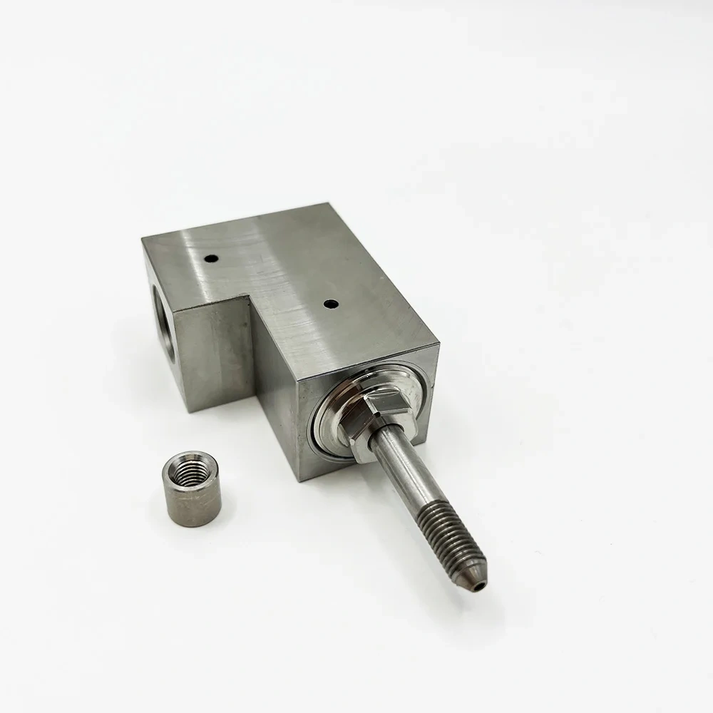 For SAME 5-axis 90° Swivel Assembly 1/4'' Rotary Valve For SHUTTLE Water Jet Cutting Head 60K 1/4 High Pressure Swivel Assy