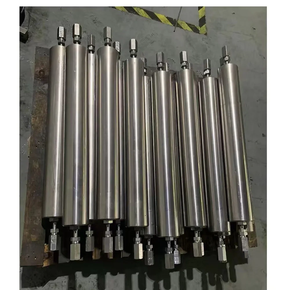 05040696 05040738 Water Jet Cutting Head .96 Liters Accumulator Storage Intensifier 9/16" High Pressure Attenuator Assembly