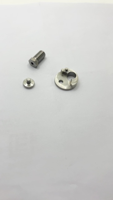 Water Jet Intensifier G9 Valve Inlet Retaining Hollow Screw 510000721 For Dardi Waterjet Cutting Head Insert Poppet 510000358