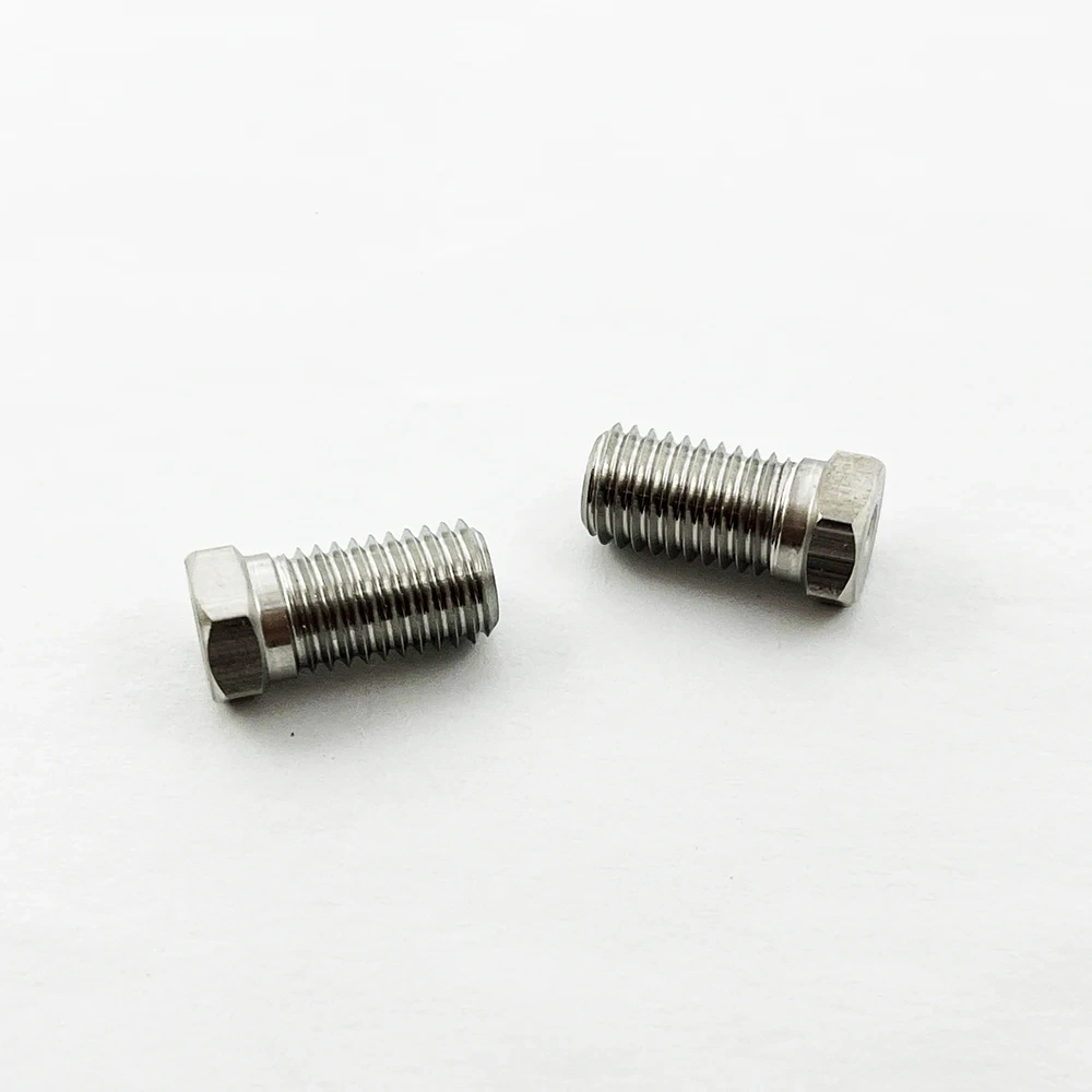 Water Jet Intensifier G9 Valve Inlet Retaining Hollow Screw 510000721 For Dardi Waterjet Cutting Head Insert Poppet 510000358