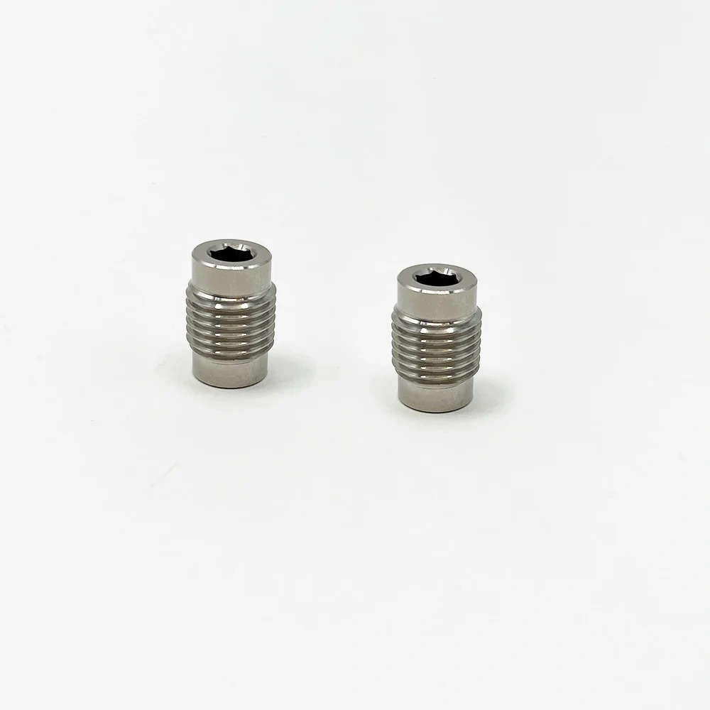 4pcs CNC For YC Waterjet Cutter Heads Machine High Pressure Valve Screw For YC Water Jet Cutting Head On/Off Valve Retainer