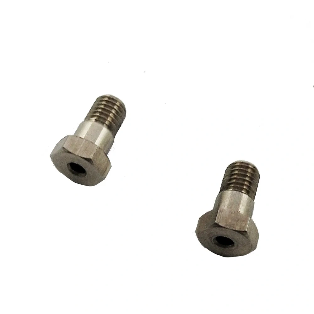 2PCS 004380-1 CNC Waterjet Cutting Head Parts Intensifier Water Jet Cutter Head Retainer Screw Check Valve Inlet Retaining Screw