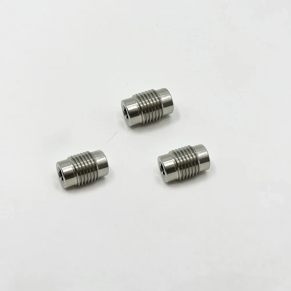 4pcs CNC For YC Waterjet Cutter Heads Machine High Pressure Valve Screw For YC Water Jet Cutting Head On/Off Valve Retainer