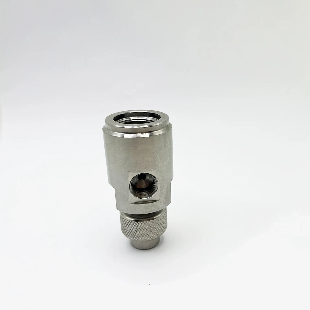 For APW Waterjet Cutter Machine High Pressure Abrasive Intet Body Water Jet Cutting Heads For APW On/Off Valve Mixing Chamber