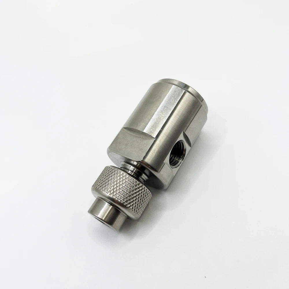 For APW Waterjet Cutter Machine High Pressure Abrasive Intet Body Water Jet Cutting Heads For APW On/Off Valve Mixing Chamber