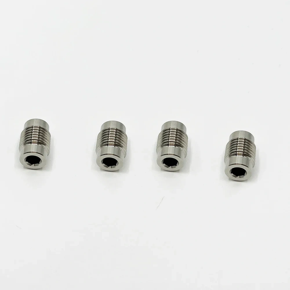 4pcs CNC For YC Waterjet Cutter Heads Machine High Pressure Valve Screw For YC Water Jet Cutting Head On/Off Valve Retainer