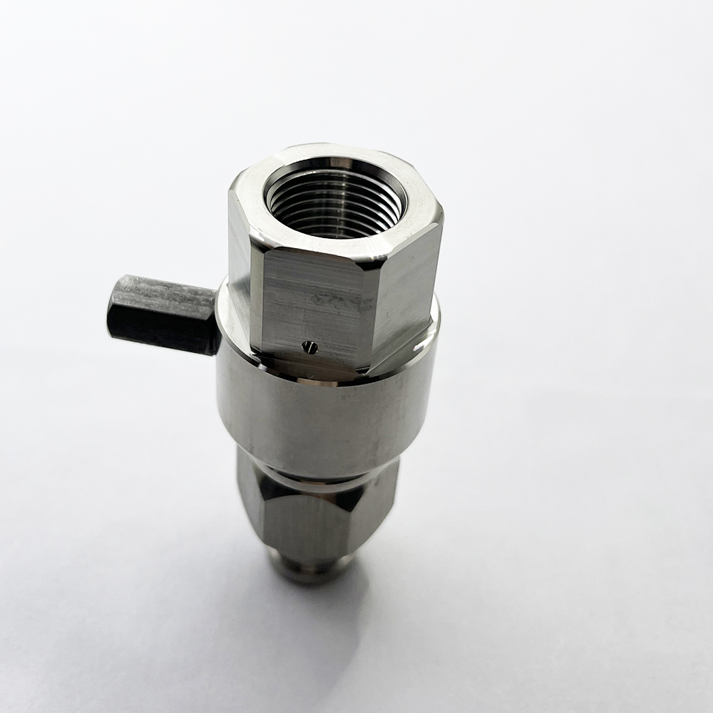On/off Valve Assembly For SHUTTLE Water Jet Cutter Mixing Heads Mixing Chamber For SHUTTLE Waterjet Cutting Head Abrasive Intet Body 6.35mm