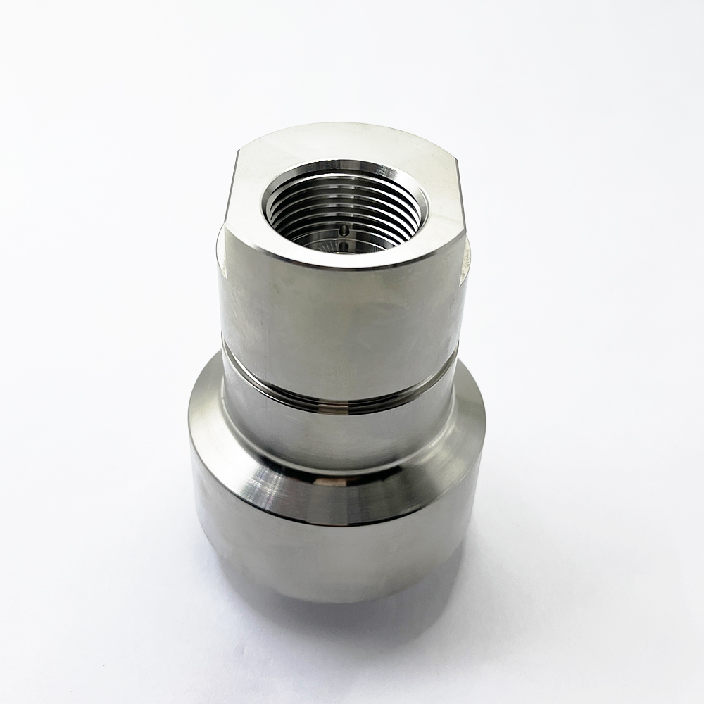 Waterjet Cutting Pump Parts 87K Intensifier 020077-1 Check Valve Body Water Jet Head 87Ksi Inlet Body Check Valve 94K 190009-1