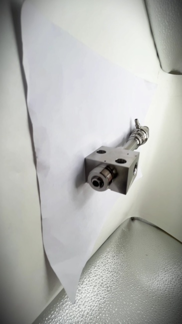 Affordable For YongDa CNC Waterjet Cutter 3-Axis Abrasive Cutting Heads Assembly 6.35mm 3Axis YD Water Jet Cutting Head On/Off Valve Assy