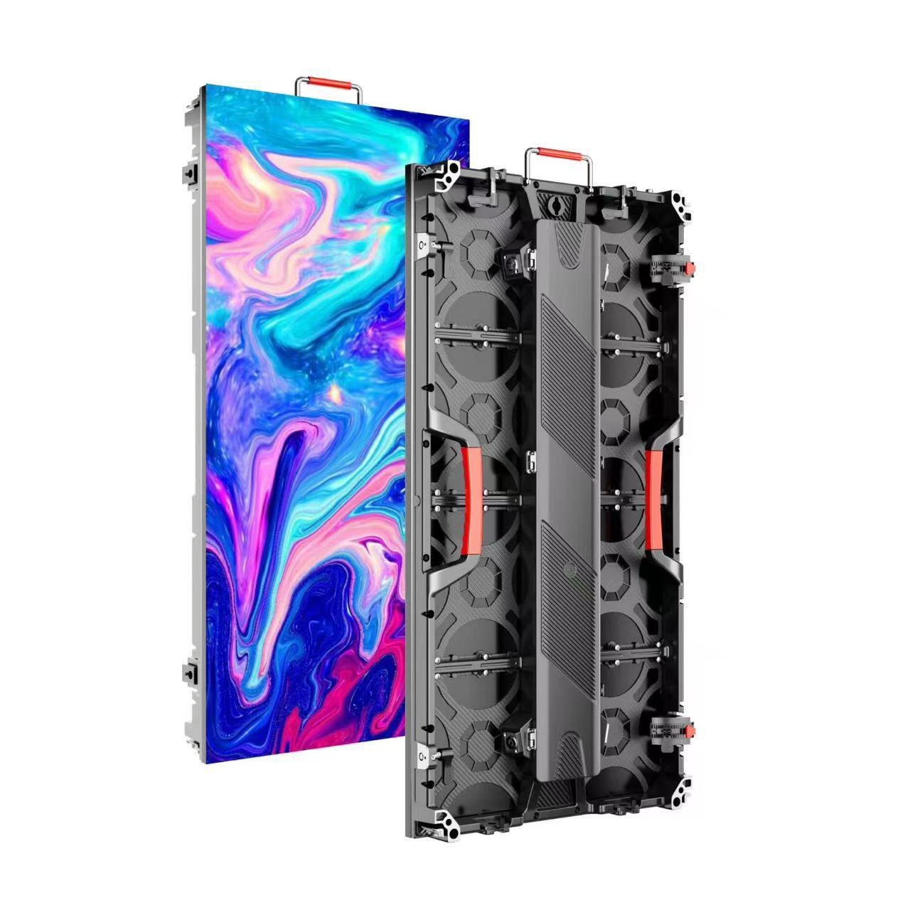 500mm x 1000mm outdoor p4.81 rental led display cabinet