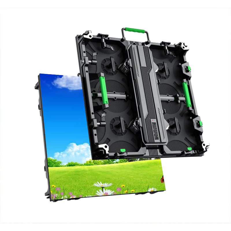500mm x 500mm outdoor p2.976 rental led display cabinet