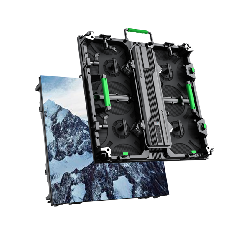 500mm x 500mm outdoor p2.604 rental led display cabinet
