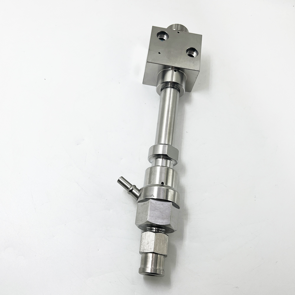 Affordable For YongDa CNC Waterjet Cutter 3-Axis Abrasive Cutting Heads Assembly 6.35mm 3Axis YD Water Jet Cutting Head On/Off Valve Assy