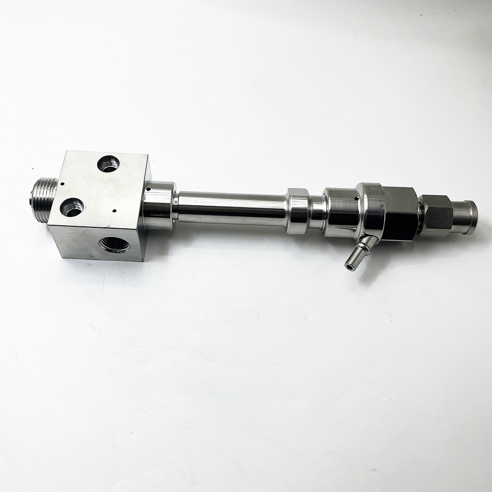 Affordable For YongDa CNC Waterjet Cutter 3-Axis Abrasive Cutting Heads Assembly 6.35mm 3Axis YD Water Jet Cutting Head On/Off Valve Assy