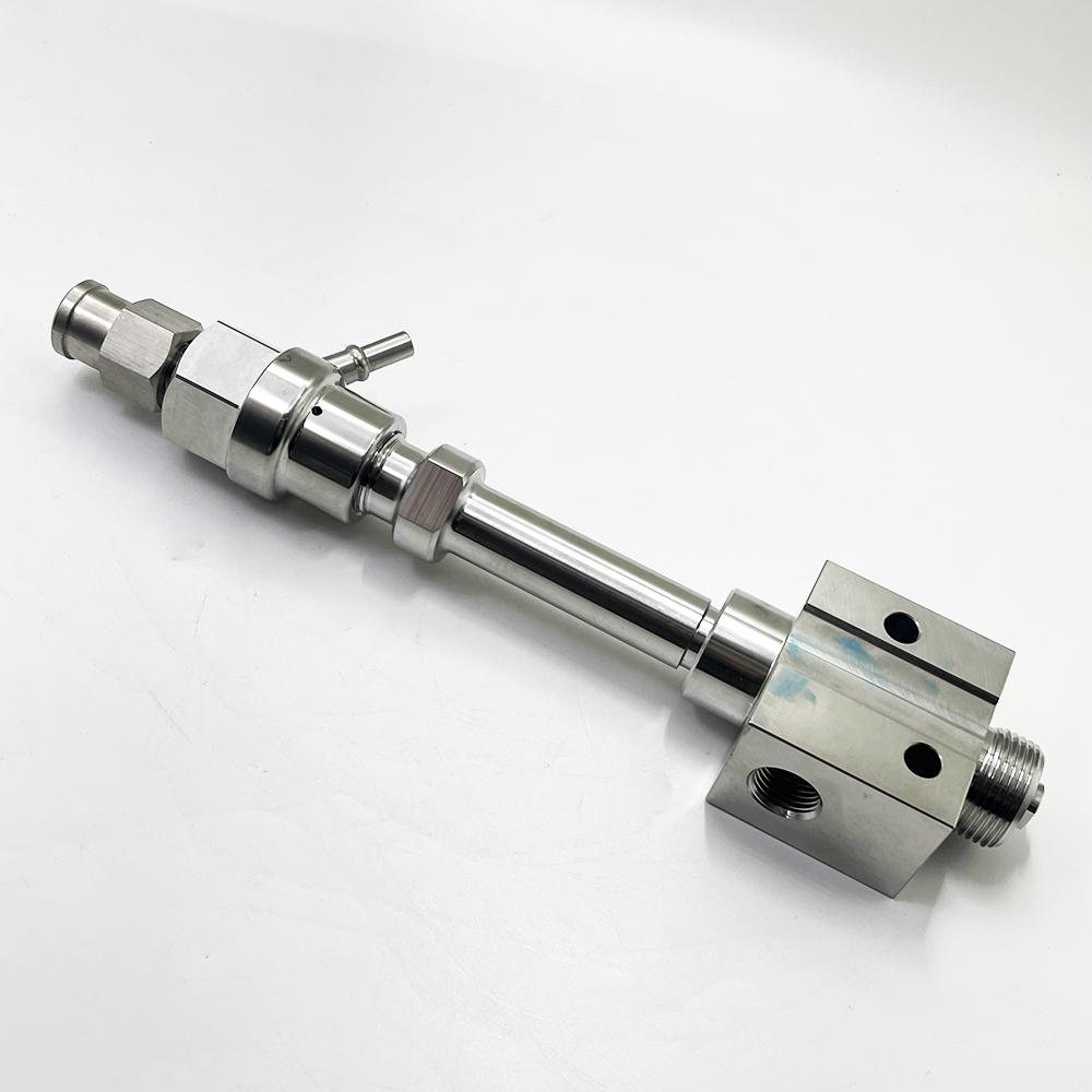 Affordable For YongDa CNC Waterjet Cutter 3-Axis Abrasive Cutting Heads Assembly 6.35mm 3Axis YD Water Jet Cutting Head On/Off Valve Assy