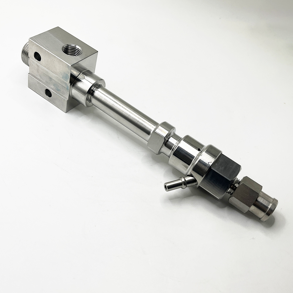 Affordable For YongDa CNC Waterjet Cutter 3-Axis Abrasive Cutting Heads Assembly 6.35mm 3Axis YD Water Jet Cutting Head On/Off Valve Assy