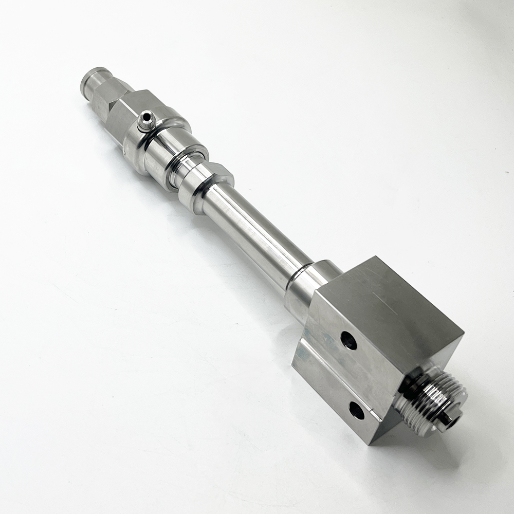 Affordable For YongDa CNC Waterjet Cutter 3-Axis Abrasive Cutting Heads Assembly 6.35mm 3Axis YD Water Jet Cutting Head On/Off Valve Assy