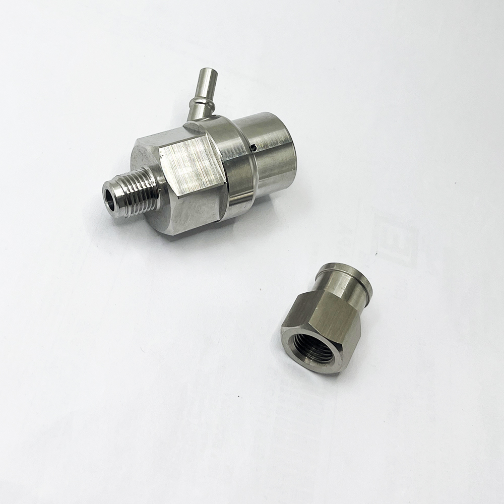 For YongDa Waterjet Cutter Head 6.35mm High Pressure Valve Body Abrasive Intet Body Water Jet Cutting Heads YD On/Off Valve Mixing Chamber