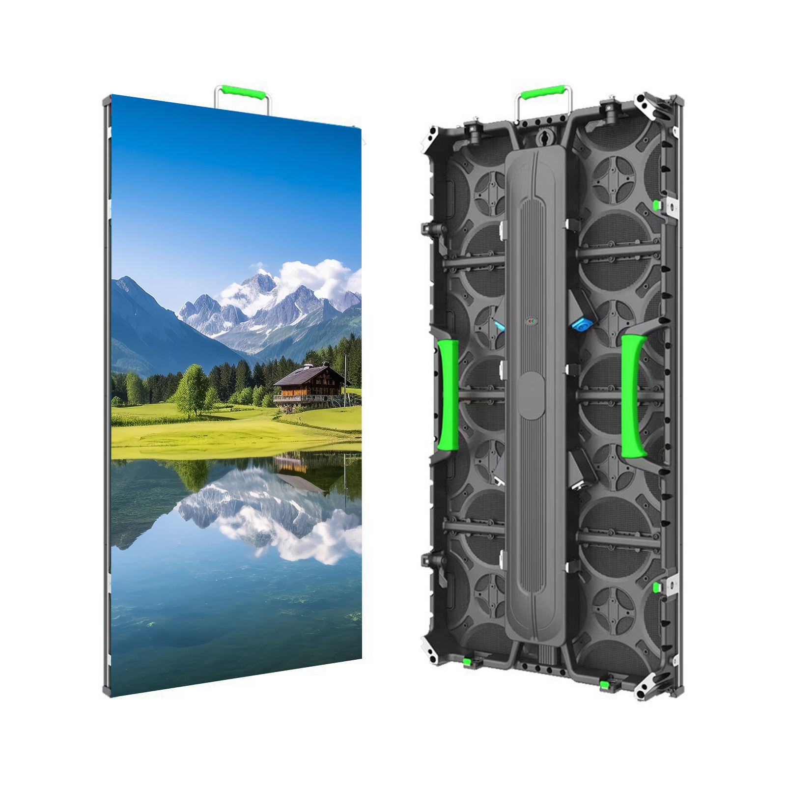 500mm x 1000mm outdoor p2.604 rental led display cabinet