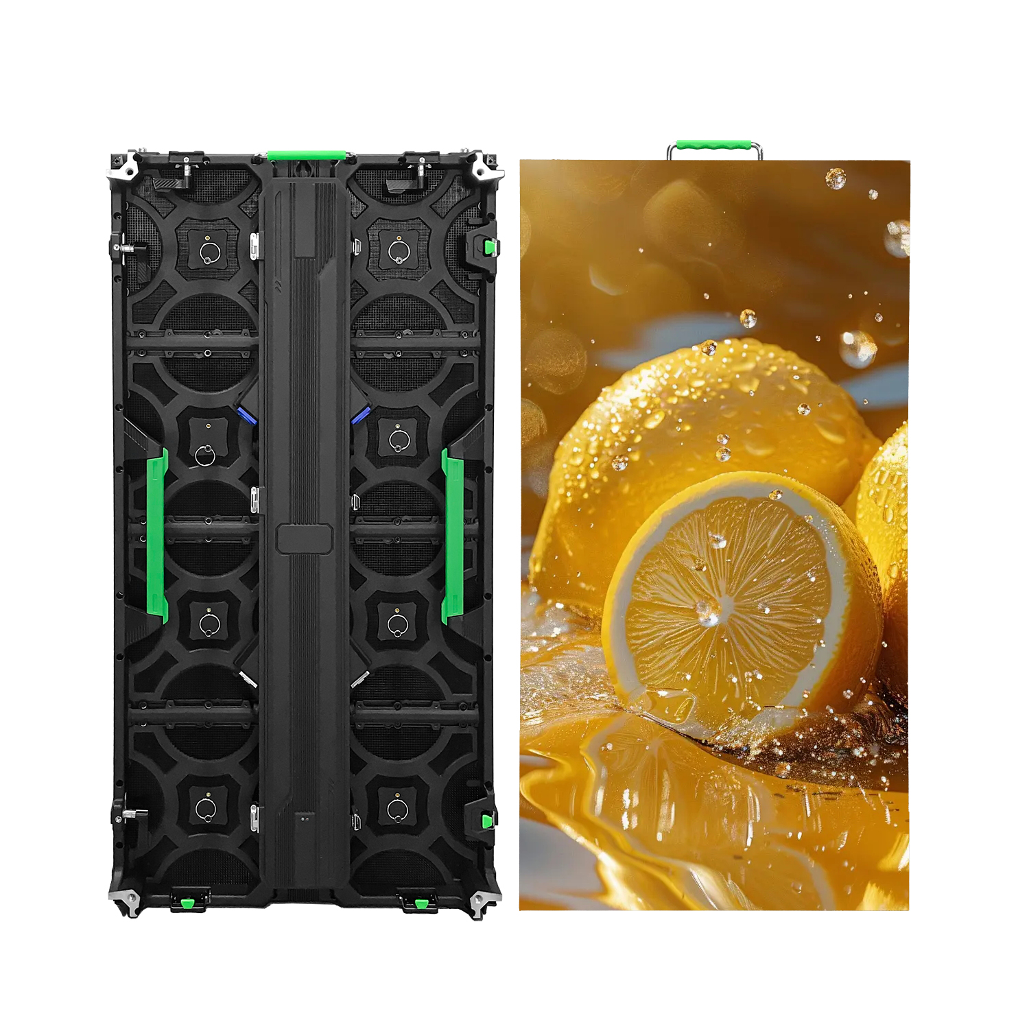 500mm x 1000mm outdoor p1.953 rental led display cabinet