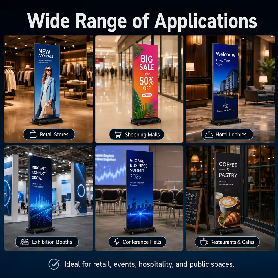 Display Screen, Mirror Screen, Pull-up Banner