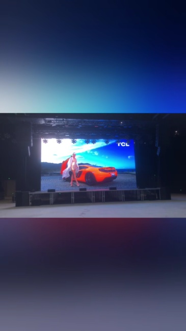 P4.81   500mm x 1000mm outdoor  rental led display cabinet