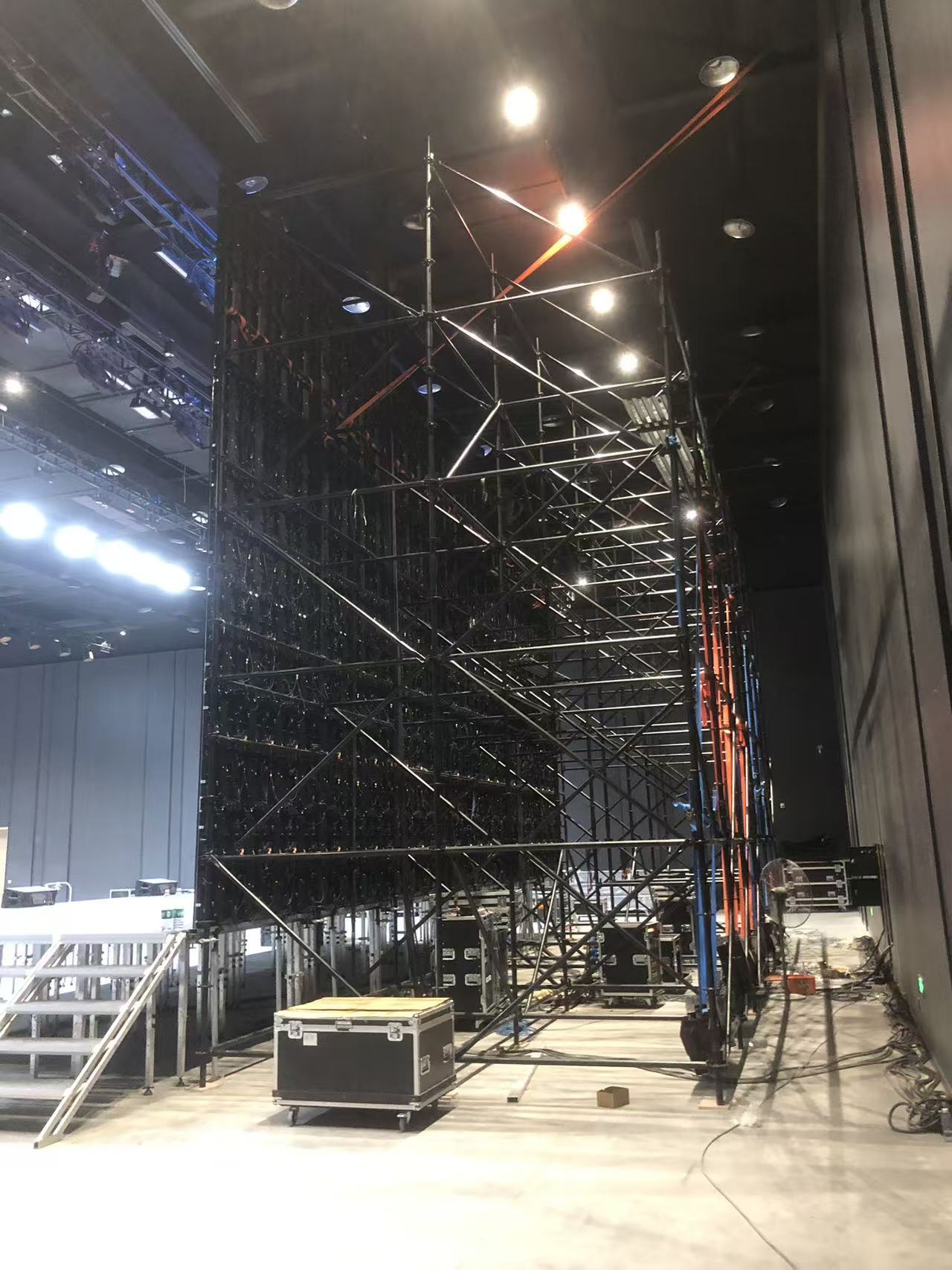 P4.81   500mm x 1000mm outdoor  rental led display cabinet