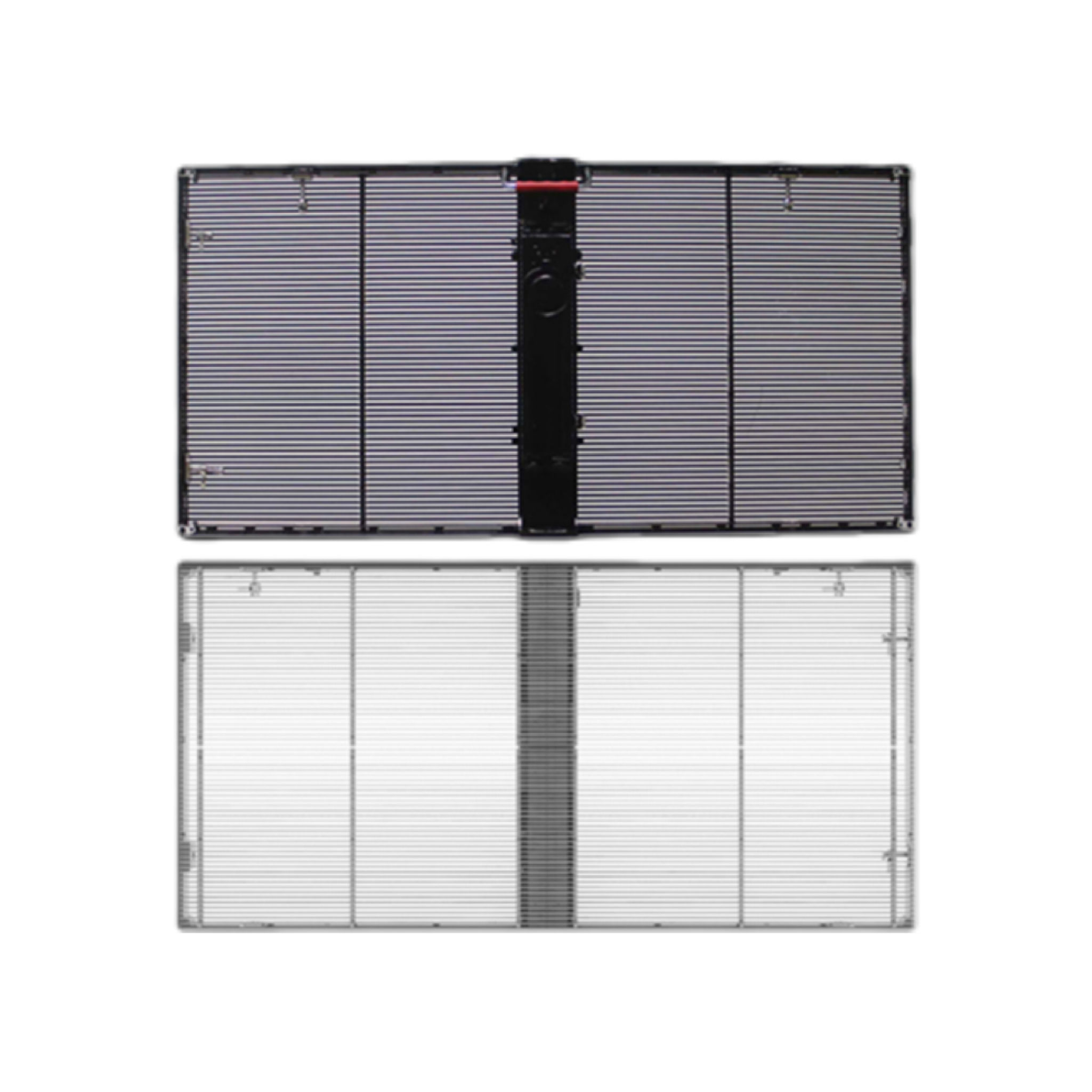 4500cd indoor p3.91-7.81 transparent led display cabinet 1000x500mm