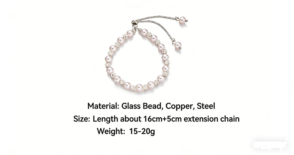 Rose Purple Pearl Bracelet