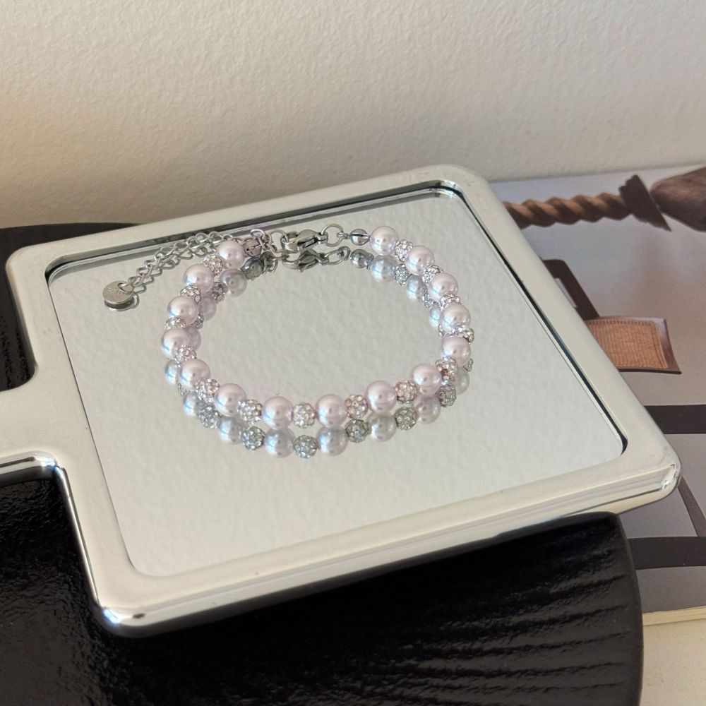 Rose Purple Pearl Bracelet